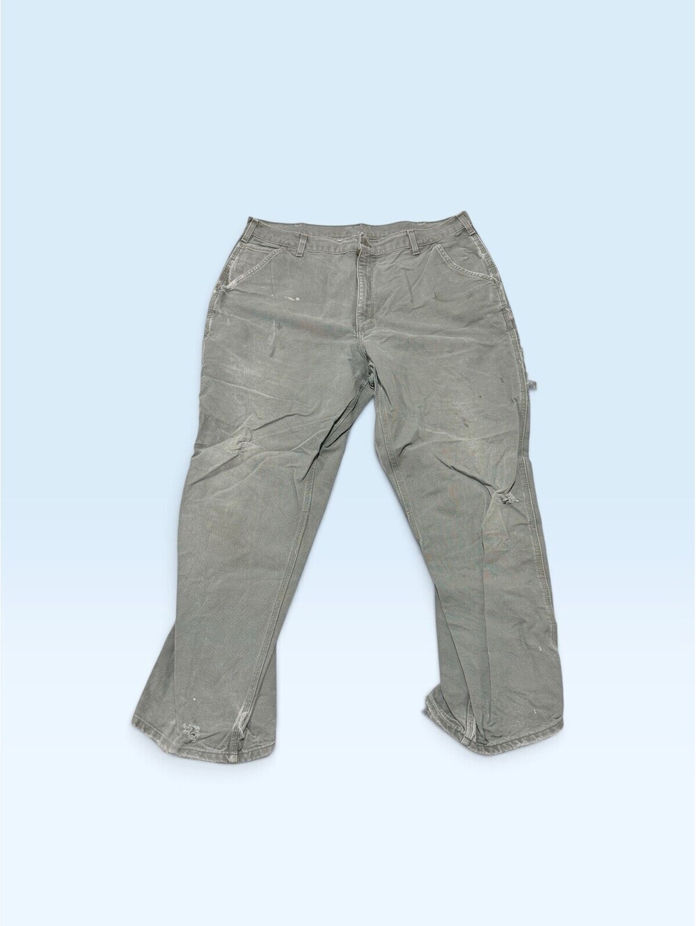 Vintage Carhartt B11 MOS Moss Green Carpenter Pants Size 40x32 Men’s
